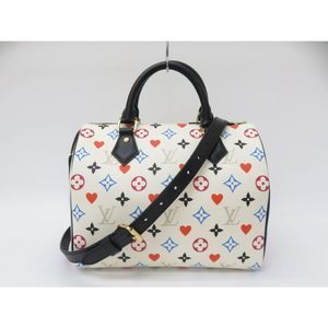 Louis Vuitton Monogram Multicolor Game On Speedy Bandouliere 30 White